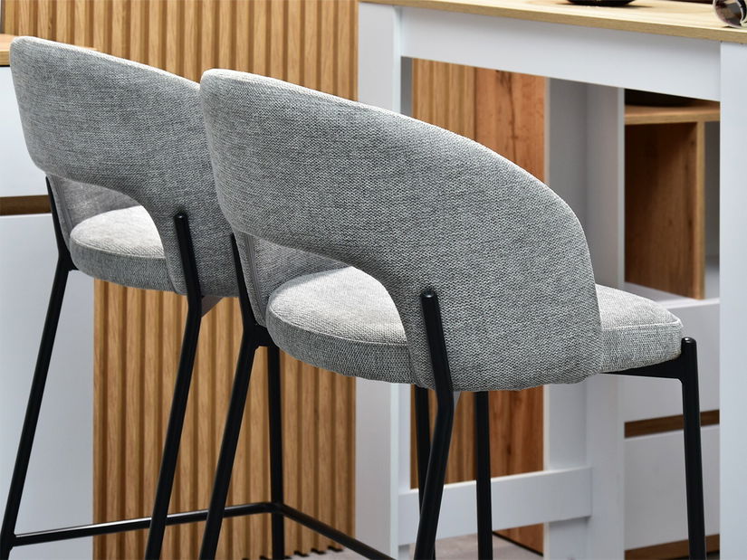 Szék Gustav (szürke + fekete)