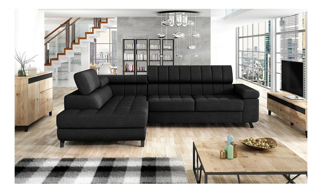 Colțar Evrona (negru)