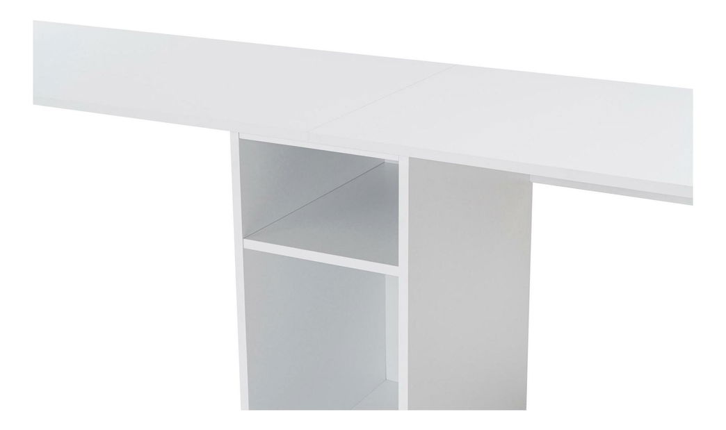 PC asztal Torpedo (fehér + arany) 