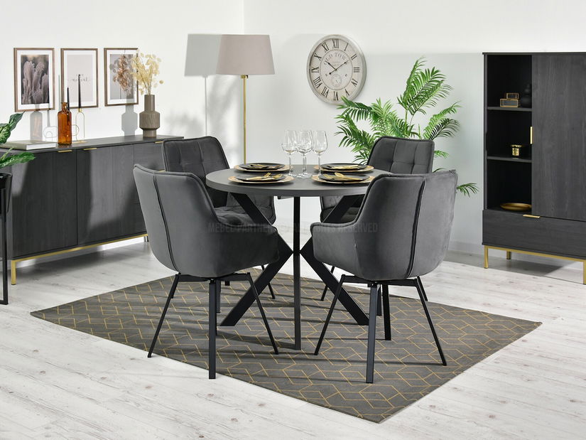 Stolica Aranbura (grafit + crna)