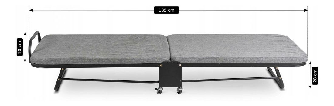 Vrtna ležaljka Citando (siva) 