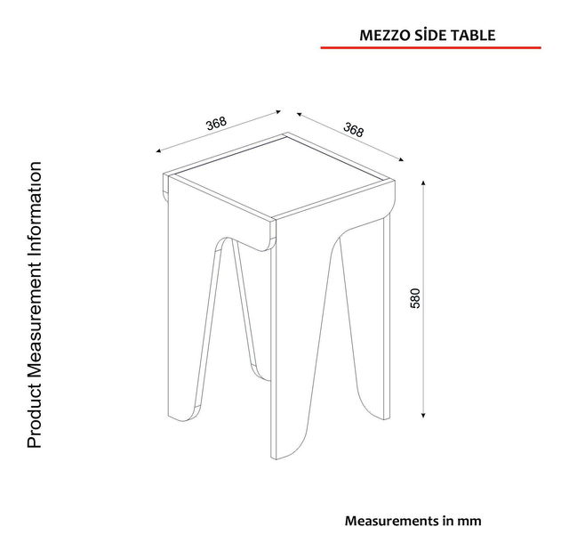 Príručný stolík Pododo (biela) 