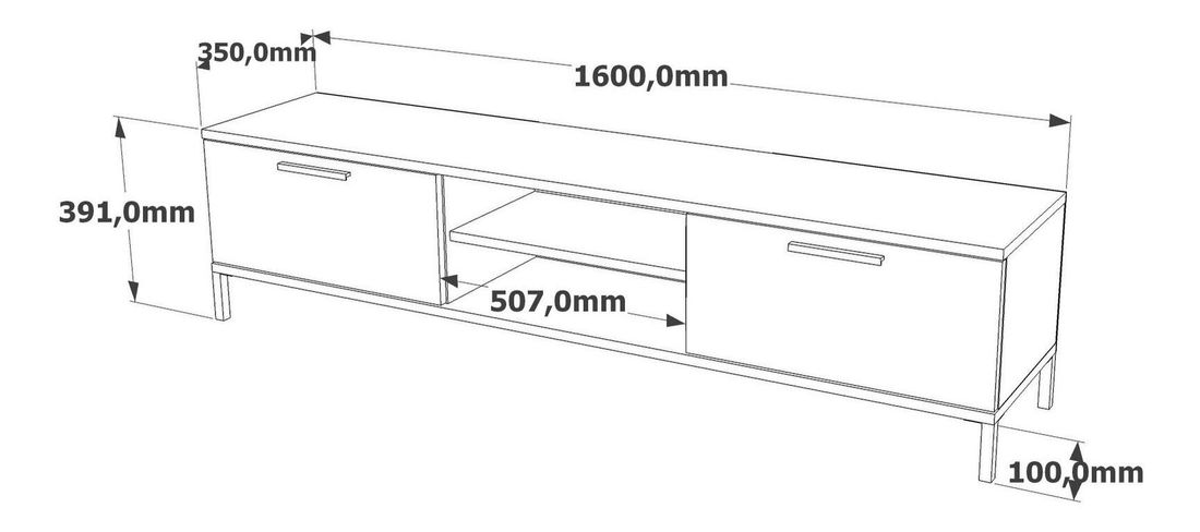Set za dnevni boravak Ria 1 (atlantski bor + antracit)
