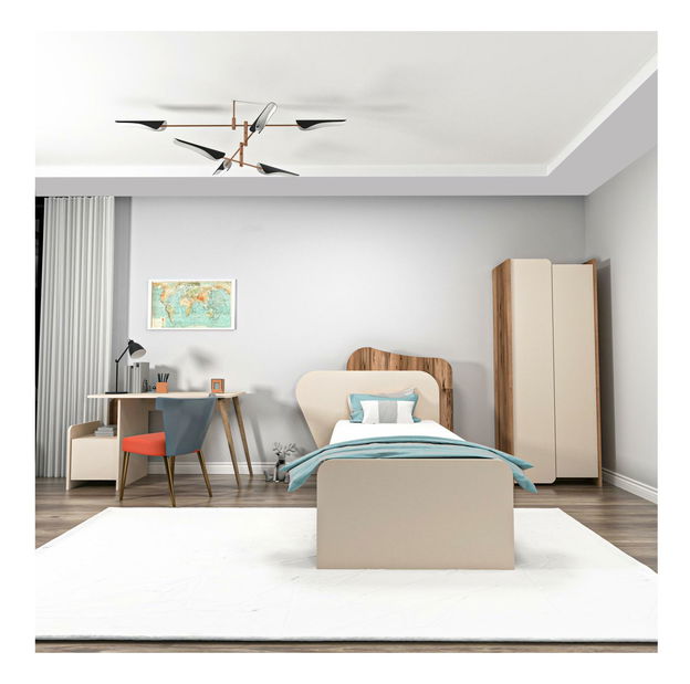 Cameră de studenți Somimi 8 (Nuc deschis + bej) 