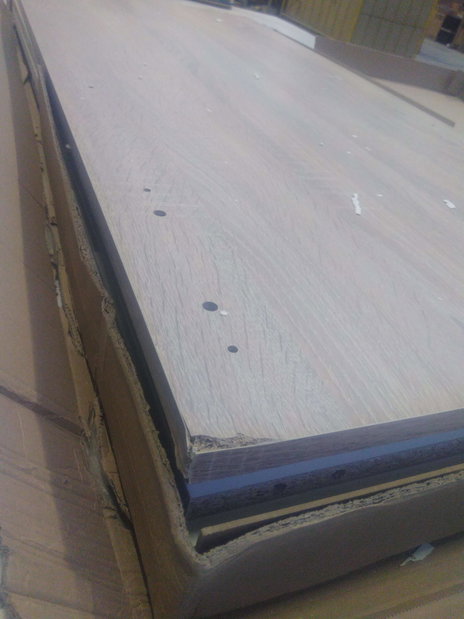 Barový stolík Matioso 1 (dub sonoma + biela) *bazár