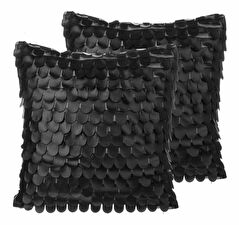 Set 2 buc. pernă 45x45 LOBEN (negru)