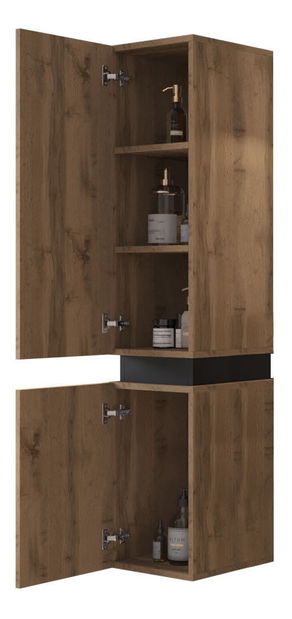 Fürdőszoba szekrény 135 cm Trina (wotan tölgy)