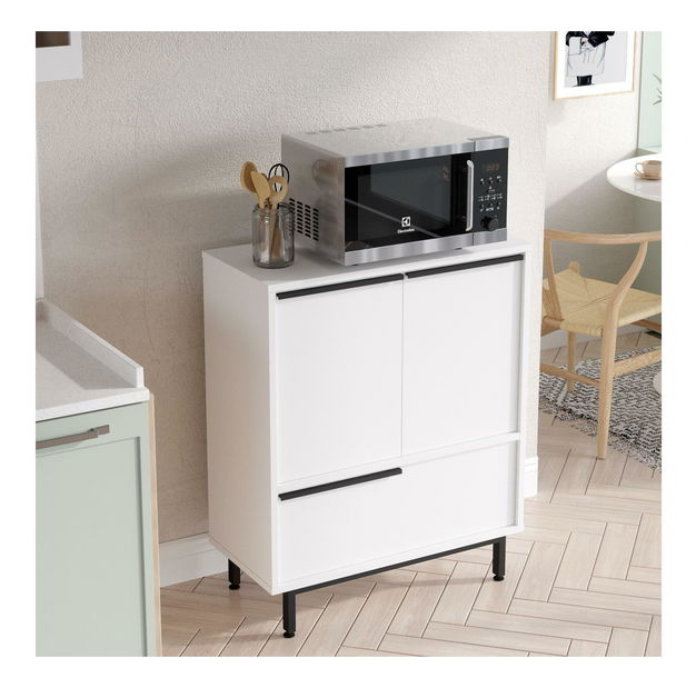 Kuhinjski ormarić Otto 8 A (bijela + crna)