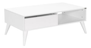 Dohányzóasztal Losuku 4 (gyémántfehér)