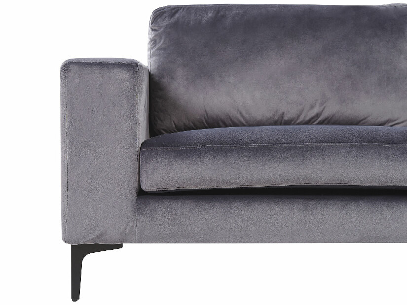 Sofa trosjed VEDISO (poliester) (tamno siva)