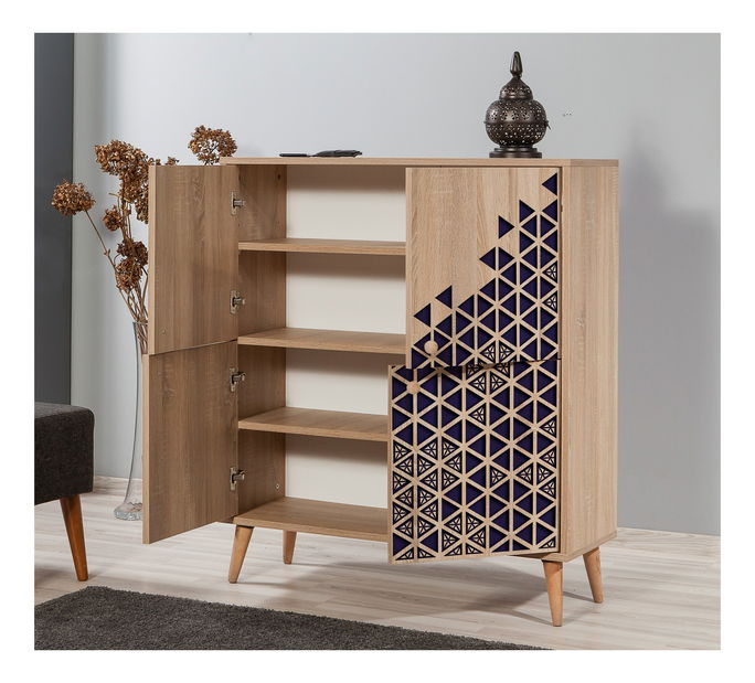 Dulap Maluxe 123 (Stejar sonoma)