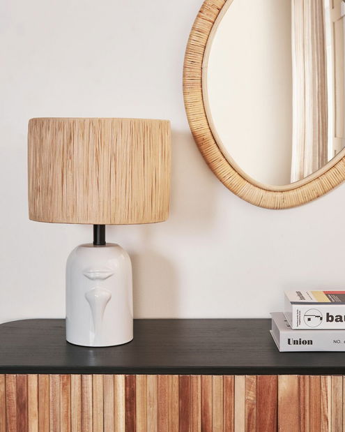 Asztali lámpa Jubza (fehér)