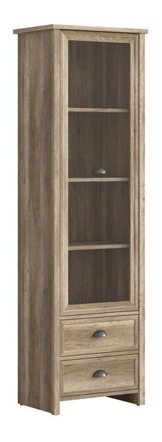 Vitrína BRW Cannet REG1W2S (dub monument)