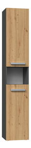 Dulap de baie Neltossa 12 (antracit + stejar artisan)