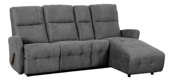 Podesiva kutna garnitura Toran (tamnosiva) (D) 