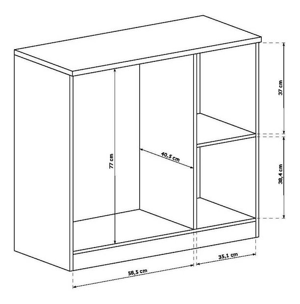 Comodă Titanus 22 (Stejar lefkas)