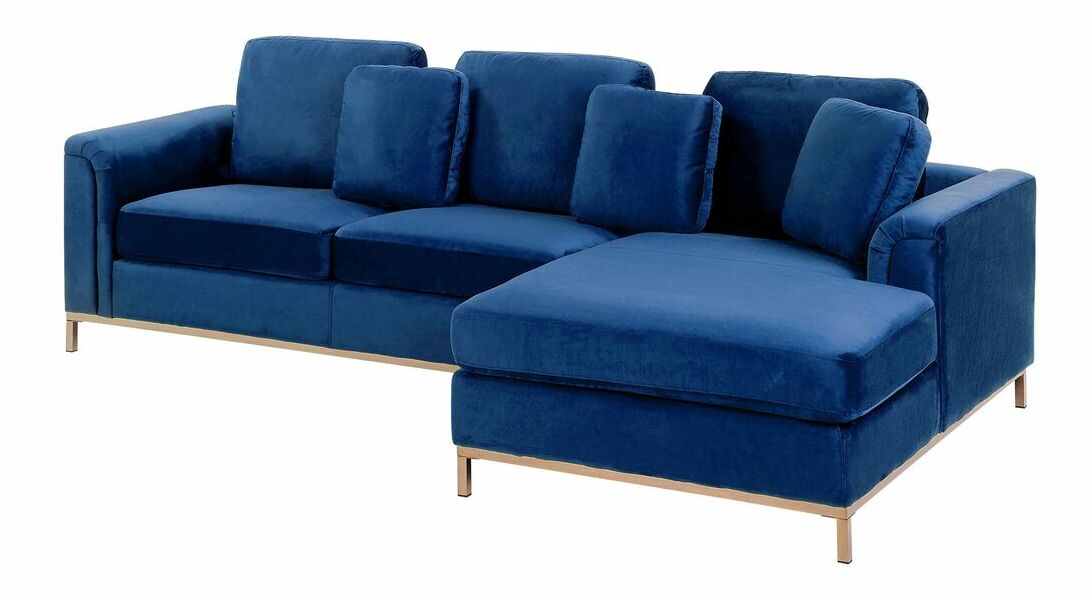 Sarok ülőgarnitúra Oslza (kék)