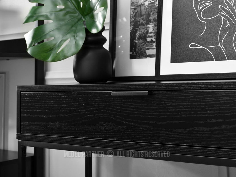 Konzolový stolík Norma M (čierna)