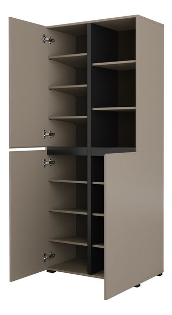 Ormar s policama Crossroad H C88 (congo + crna)