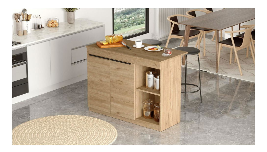 Masă tip bar Orlandia 2 (pentru 2 persoane) (stejar)