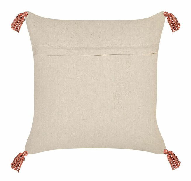 Sada 2 ozdobných vankúšov 45 x 45 cm Hicky (béžová)