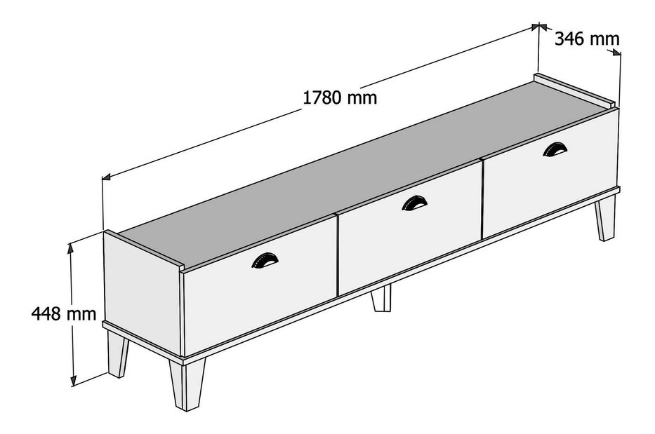 TV asztal/szekrény Sumy 30
