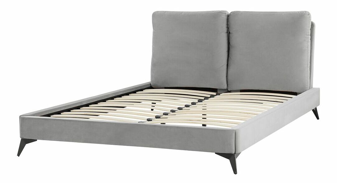 Manželská posteľ 140 cm Mellody (sivá)