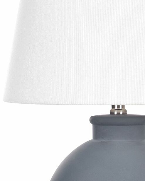 Stolná lampa Aiguo (sivá)