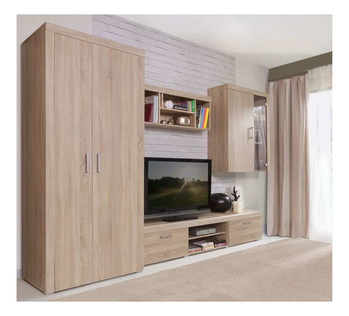 Mobilier camera de zi Dalila 1 (stejar sonoma)