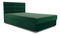 Pat de o persoană 120 cm Picasso II (Verde închis) (cu sp. depozitare și saltea) 