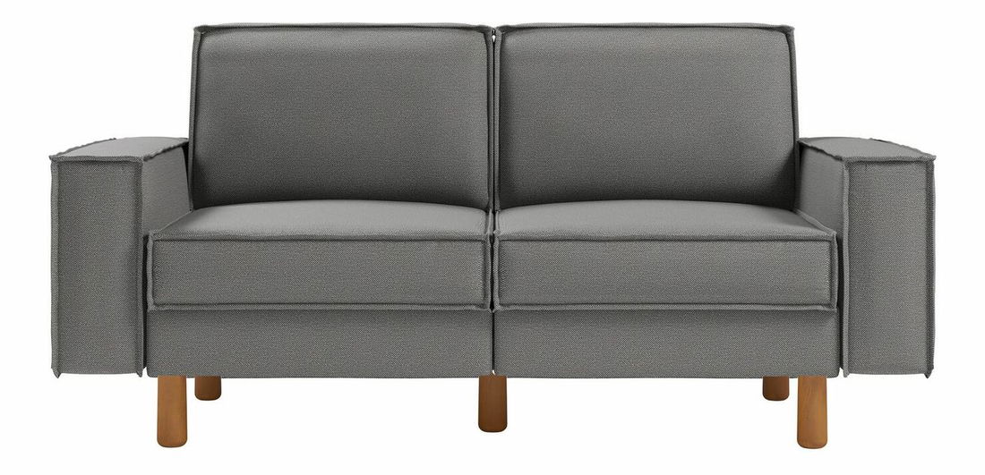 Pohovka dvojsedačka Spary 2 (sivá + orech)