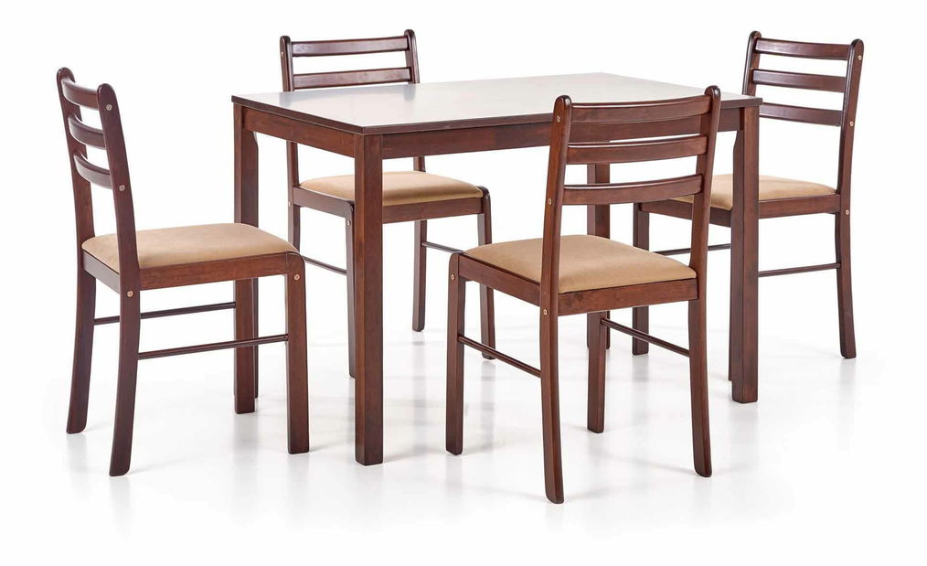 Jedálenský stôl Sikon (tmave drevo)