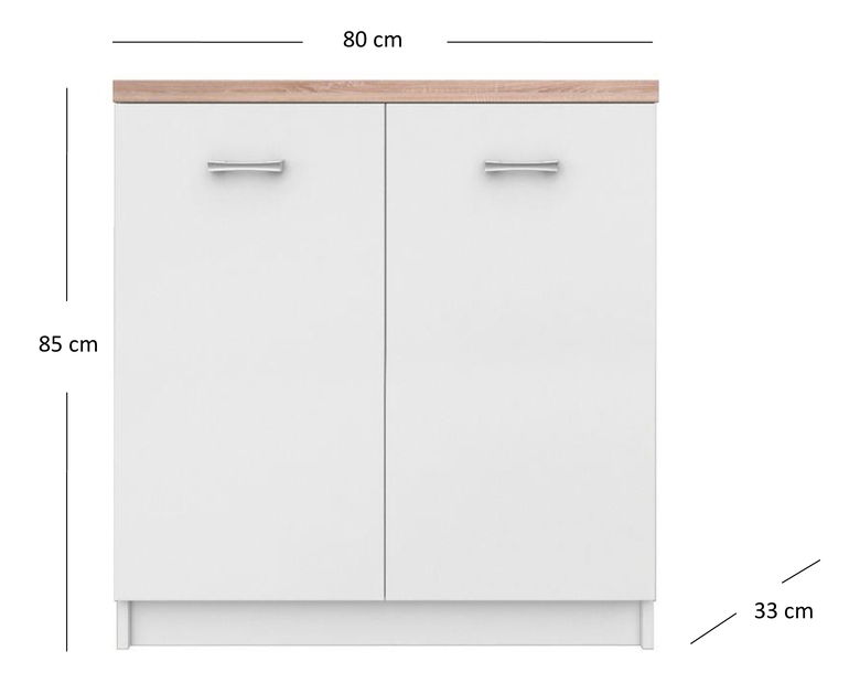 Comodă Tianna (alb)