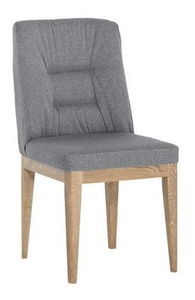 Jedálenská stolička Arline (dub olejovaný + sivá)