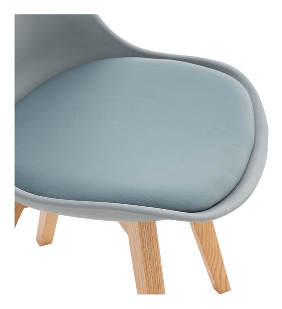 Scaun de sufragerie Bralla 2 (gri)