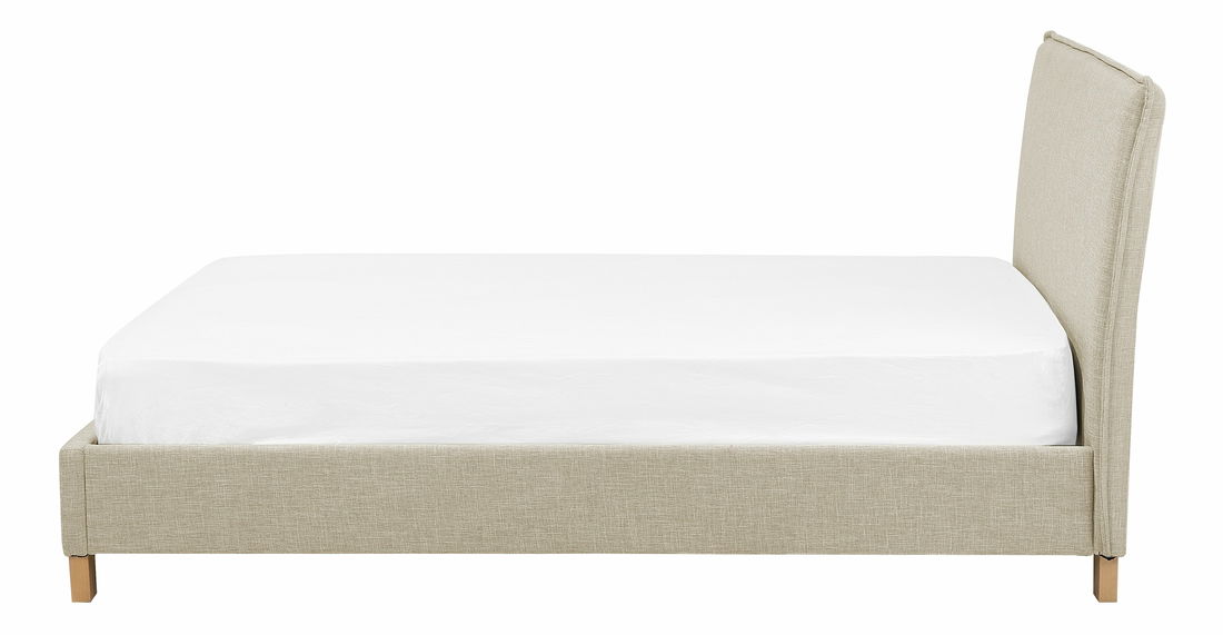 Bračni krevet 140 cm SANCHEZ (s podnicom) (bež)