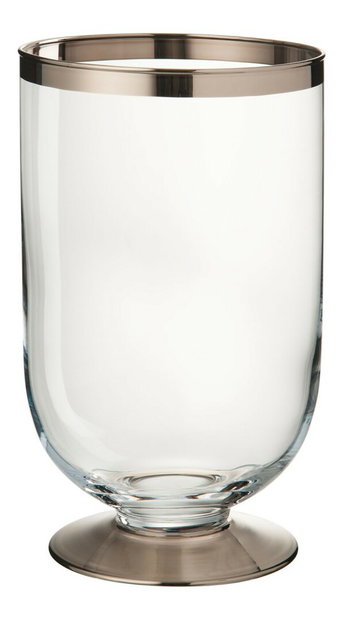 Svietnik Jolipa (15x15x24cm) (Strieborná)