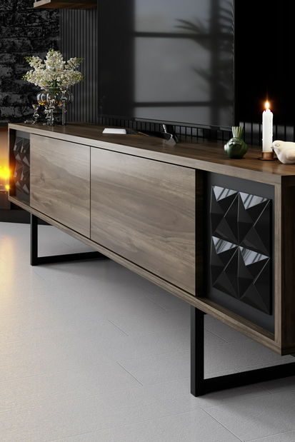 Mobilier living Buon 1 (nuc + negru)