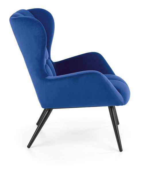 Relaxačné kreslo Tawanna (tmavomodrá)