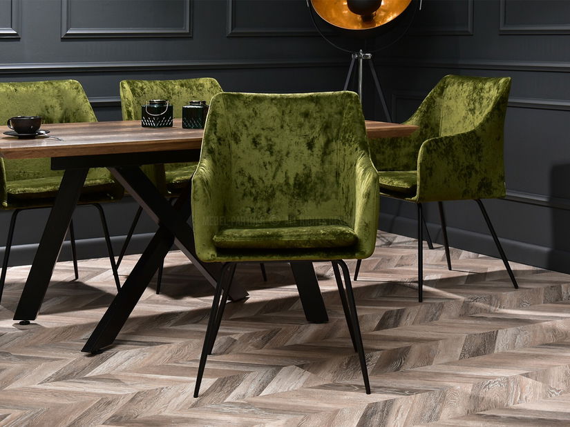 Jedálenská stolička Duplica (čierna)