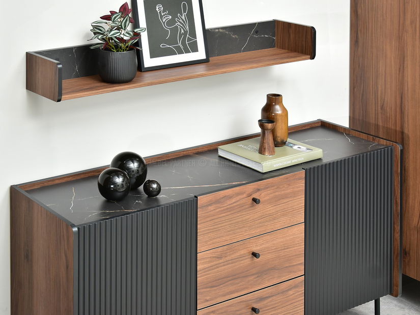 Mobilier birou Presuntos 2 (negru)