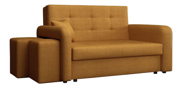 Sofa s tabureima Candy II (siva)