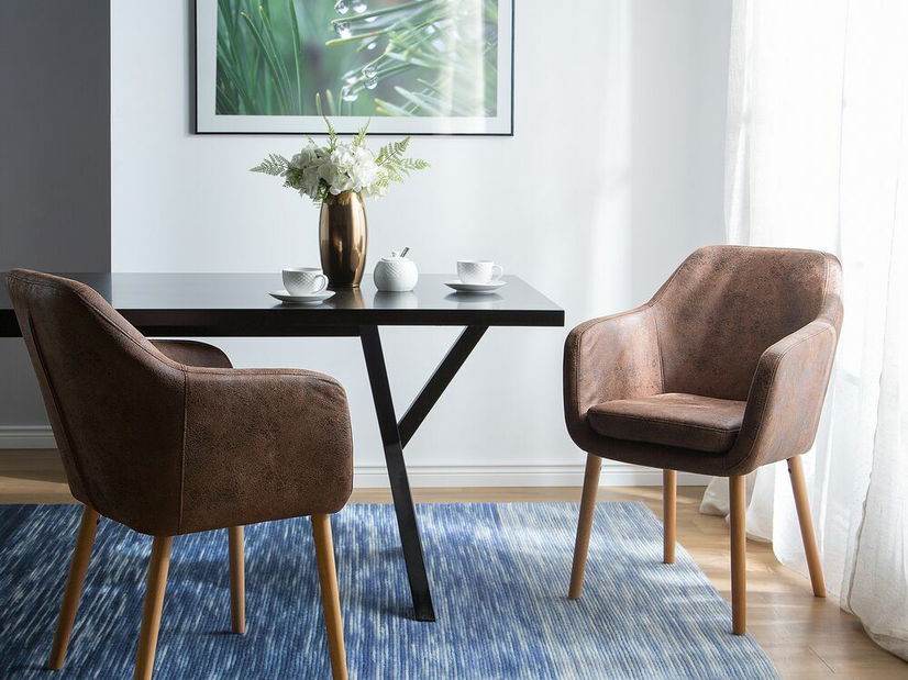 Jedálenská stolička Yenso (svetlohnedá)