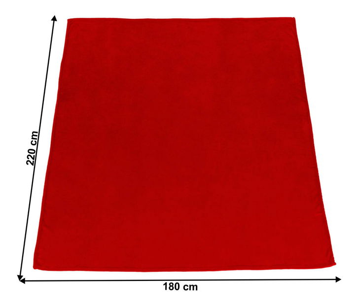 Pătură 180 x 220 cm Dieciocho (roșu) 