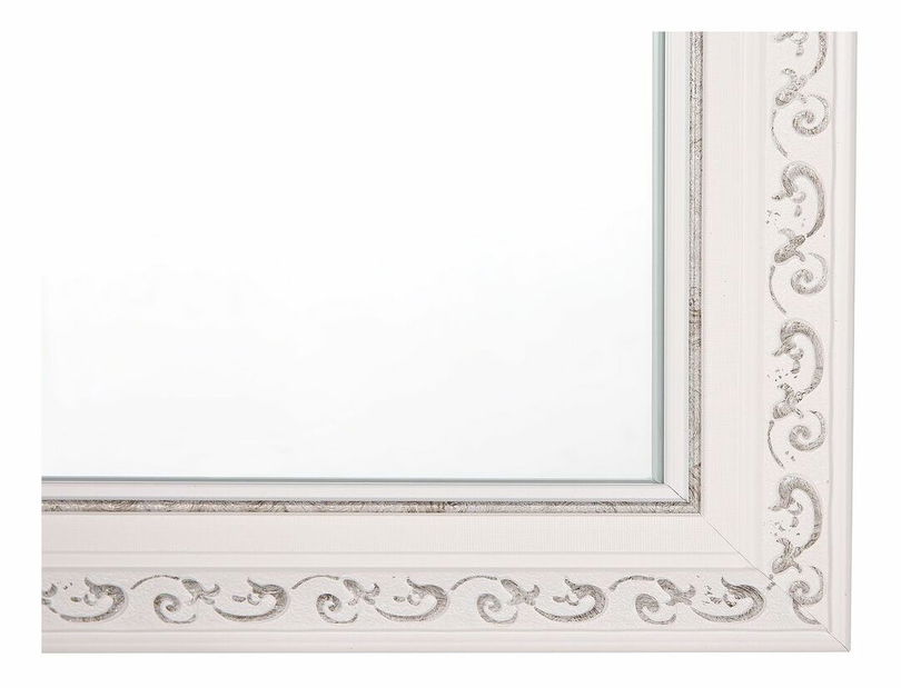 Nástenné zrkadlo Mauza (biela)