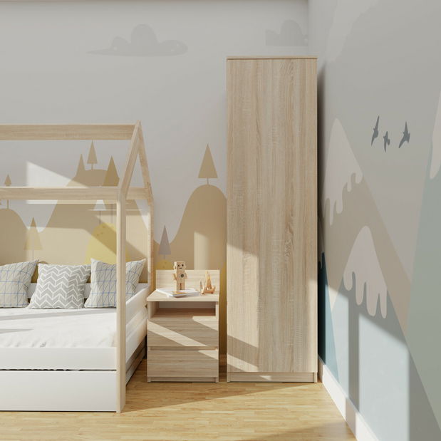 Dulap de haine Musecalo 2 (stejar sonoma)