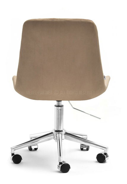 Scaun Eleanor (bej + crom)