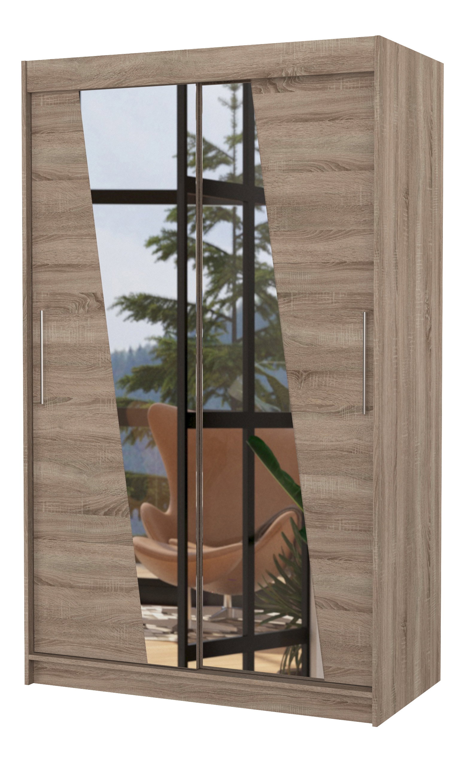 Šatníková skriňa Tolex (truflová) (so zrkadlom)