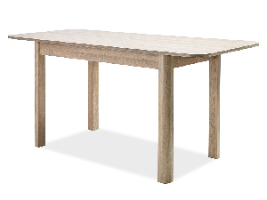 Masă de sufragerie extensibilă 105-140 cm Daniel (stejar sonoma + stejar sonoma) (pentru 4 până la 6 persoane)