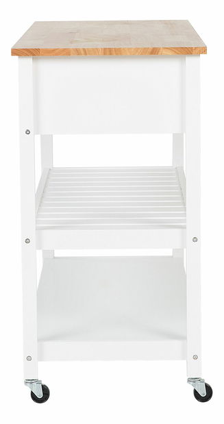 Tálaló kocsi Noida (fehér) *kiárusítás